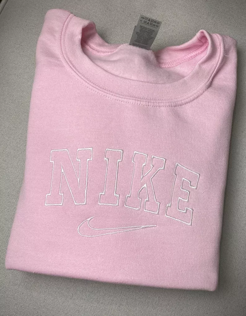 Vintage pink nike crewneck hot sale