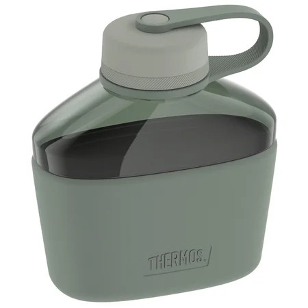 Thermos 32 OZ Guardian Hard Plastic Canteen Hydration Bottle With Silicone Sleeve (Matcha Green) | Walmart (US)