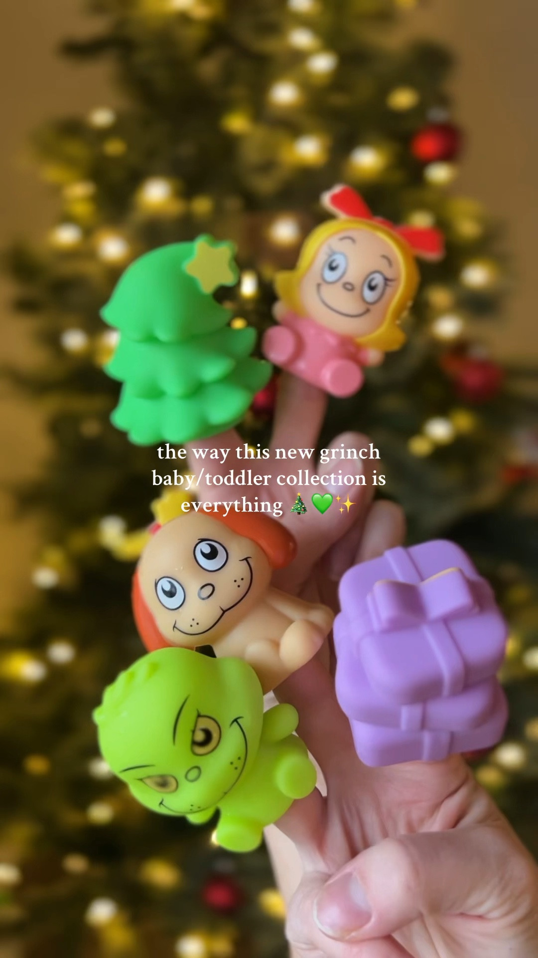 Grinch themed bath toys, baby book, and plush at Target now. Great toddler and baby stocking stuffers 💚 

#LTKHoliday #LTKBaby #LTKGiftGuide