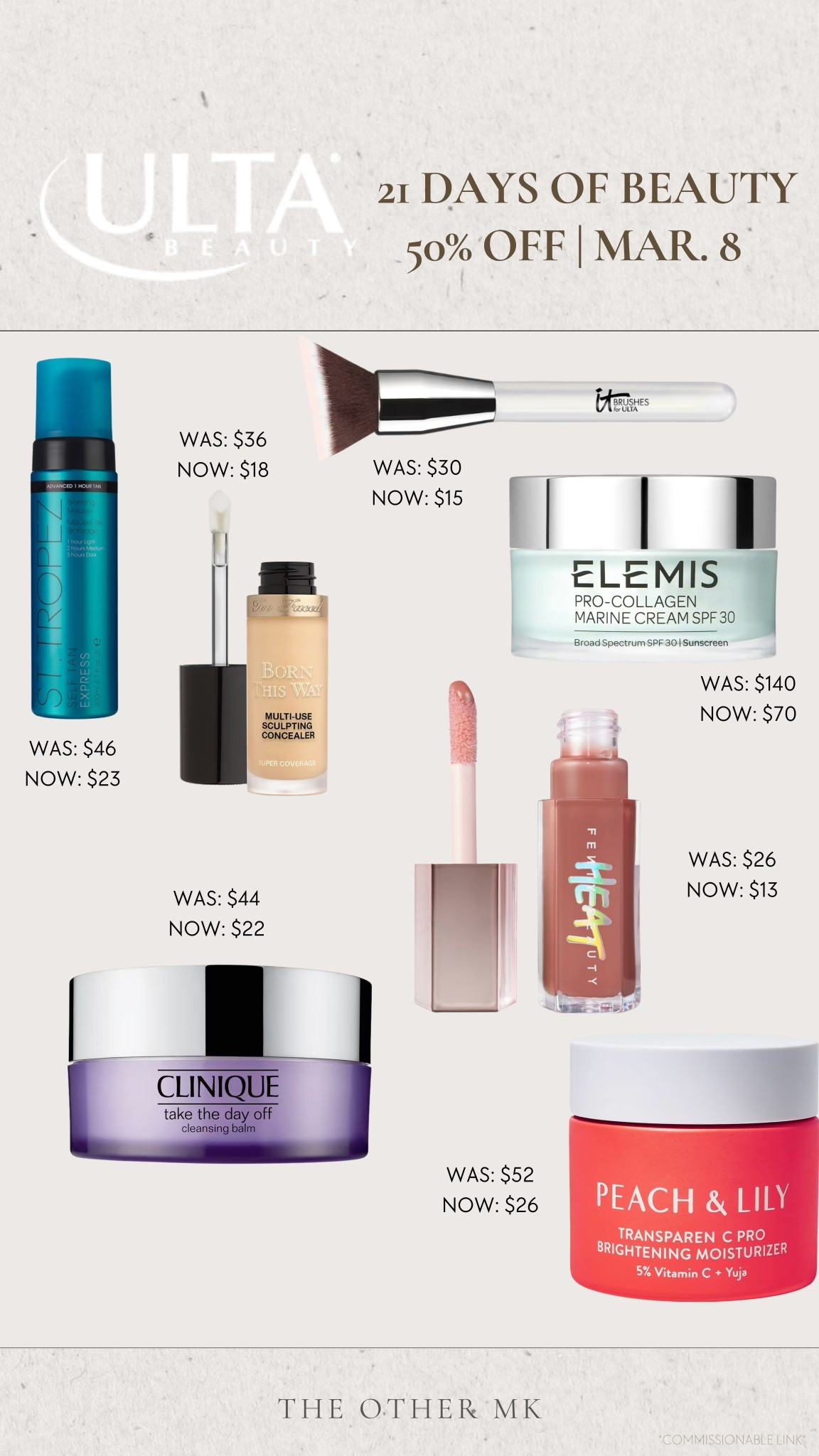 So many great products 50% off for Ulta’s 21 days of beauty! (Part 1)

Shop my picks for @ultabeauty 21 days of beauty sale! Best beauty sale of the year. 50% off makeup, skincare, and hair! #ad #ulta #ultabeauty

Beauty, Skin care, Makeup, Self care, Makeup on sale, Beauty must haves, Tanning 

#LTKBeauty #LTKWatchNow #LTKSaleAlert