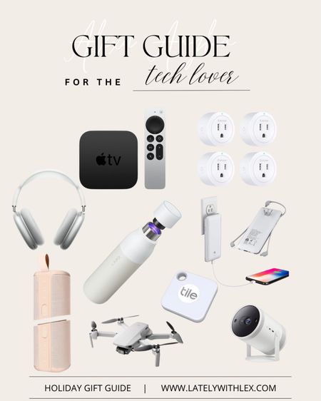 Gift guide for the tech lover // electronic gifts // holiday gifts // Christmas 

#LTKmens #LTKHoliday #LTKGiftGuide