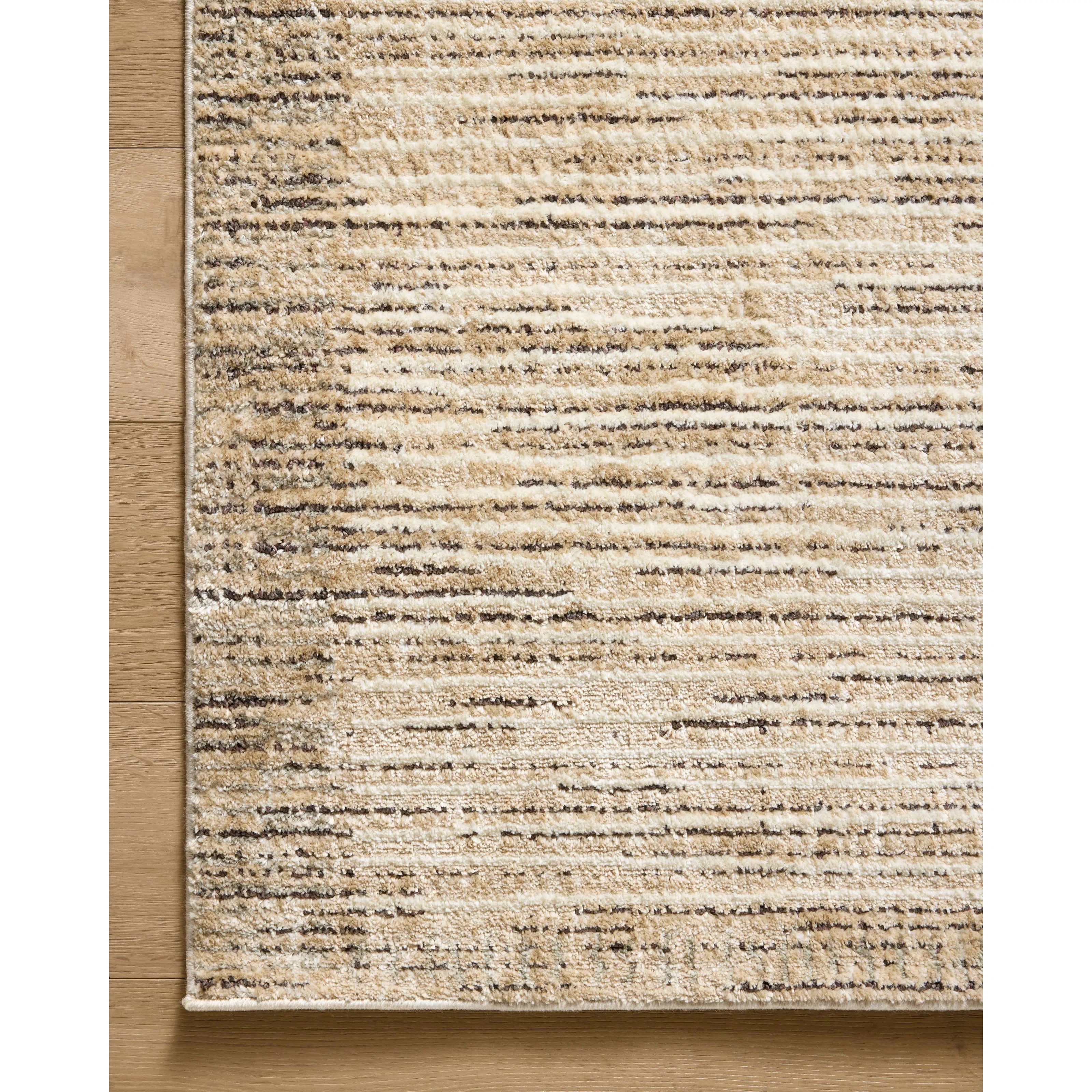 Jeremiah Brent x Loloi Bleecker Sand / Charcoal Area Rug | Wayfair North America