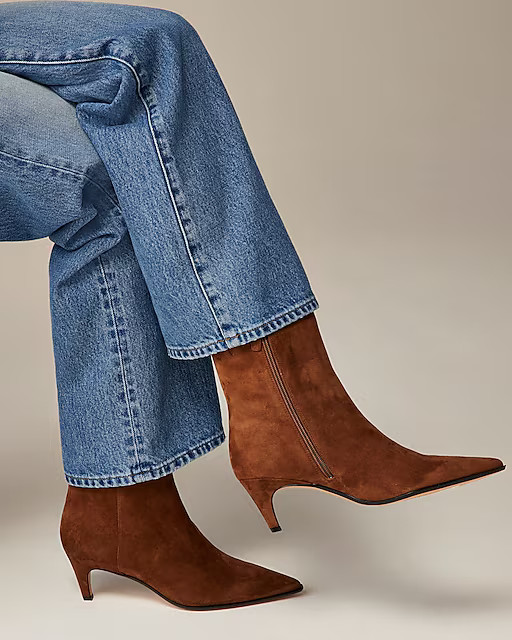 New Stevie ankle boots in suede | J. Crew US