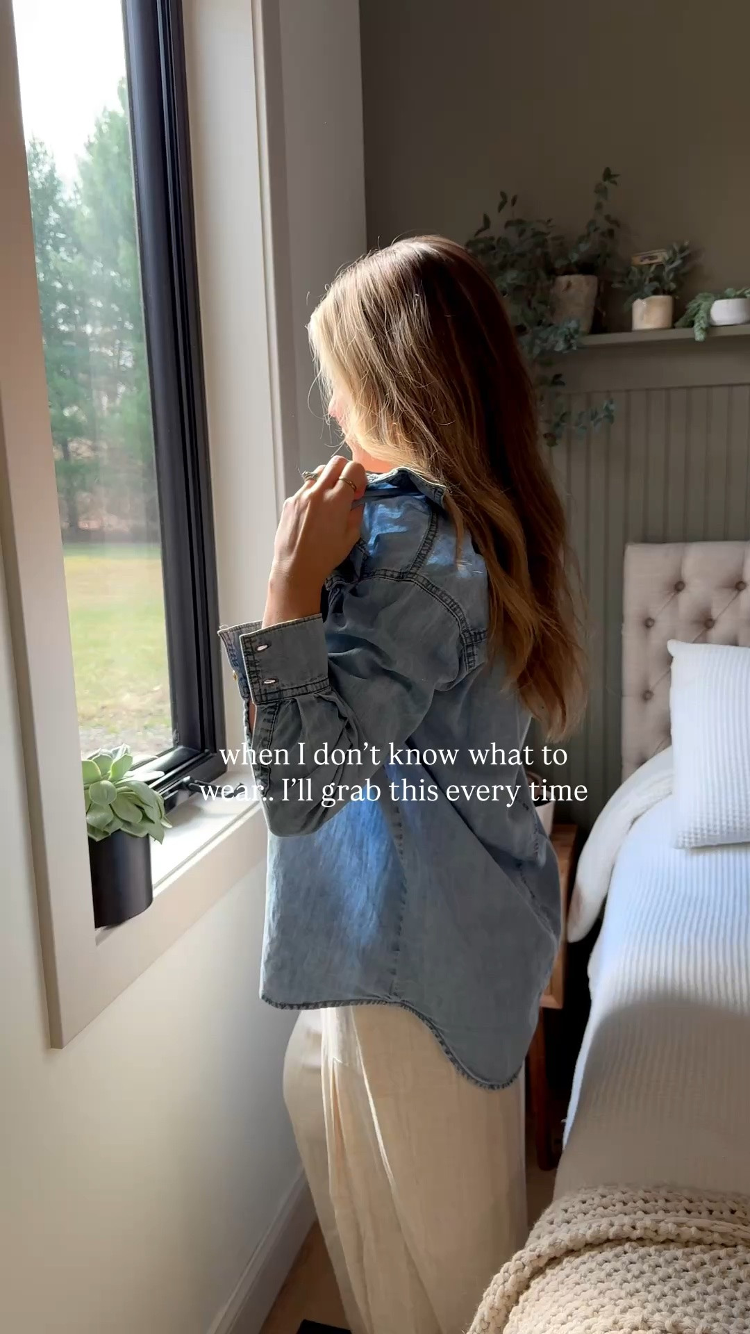 I’m so happy Walmart continually restocks this. Best light weight and flattering denim button up I own!! I sized down one to a small but didn’t need to.

#LTKootd