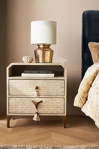Zagora Tasseled Nightstand | Anthropologie (US)