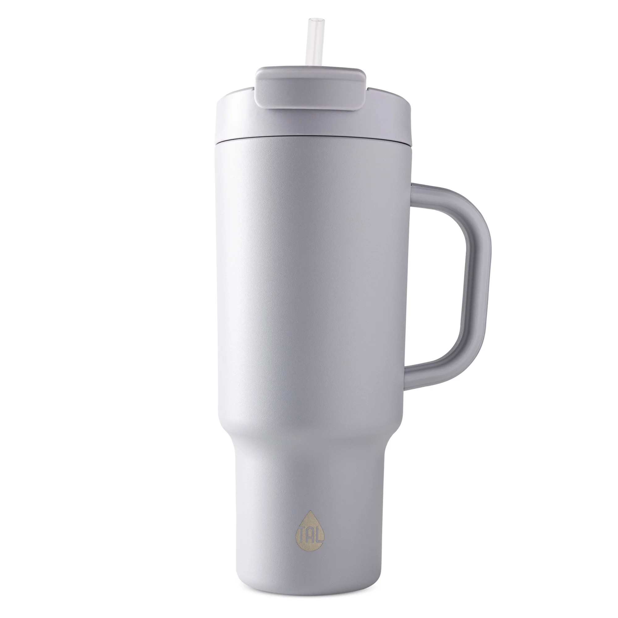 TAL Stainless Steel Hudson Tumbler with Straw 40 fl oz, Gray Blue - Walmart.com | Walmart (US)