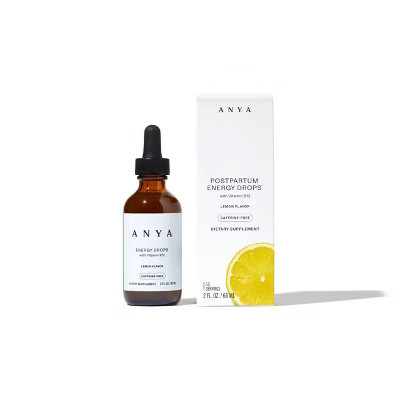 Anya Energy Drops with Vitamin B12 - Lemon - 2 fl oz | Target