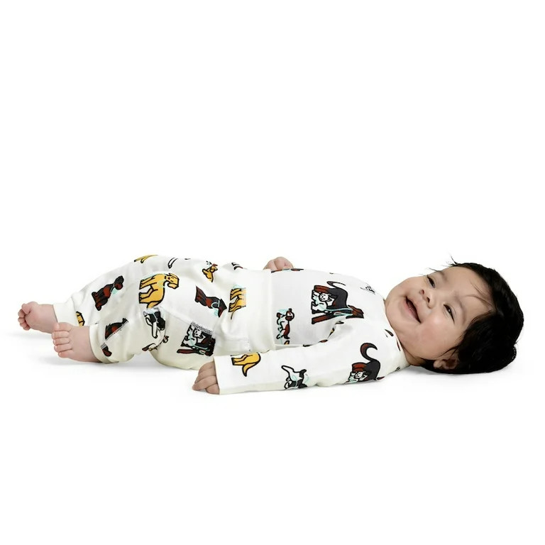 M+A by Monica + Andy Organic Cotton Gender Neutral First Moves Bodysuit + Groove Pant Set, Sizes ... | Walmart (US)