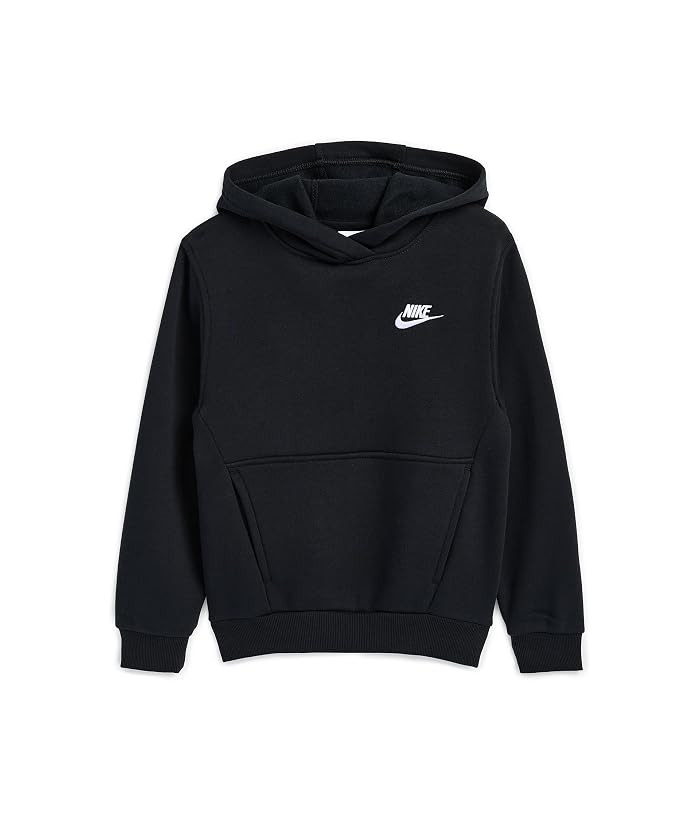 Nike Kids Sportswear Club Fleece Hoodie (Little Kid/Big Kid) Kid's Clothing Sanddrift/White : XL (18-20 Big Kid), Cotton/Polyester/Spandex | Zappos.com