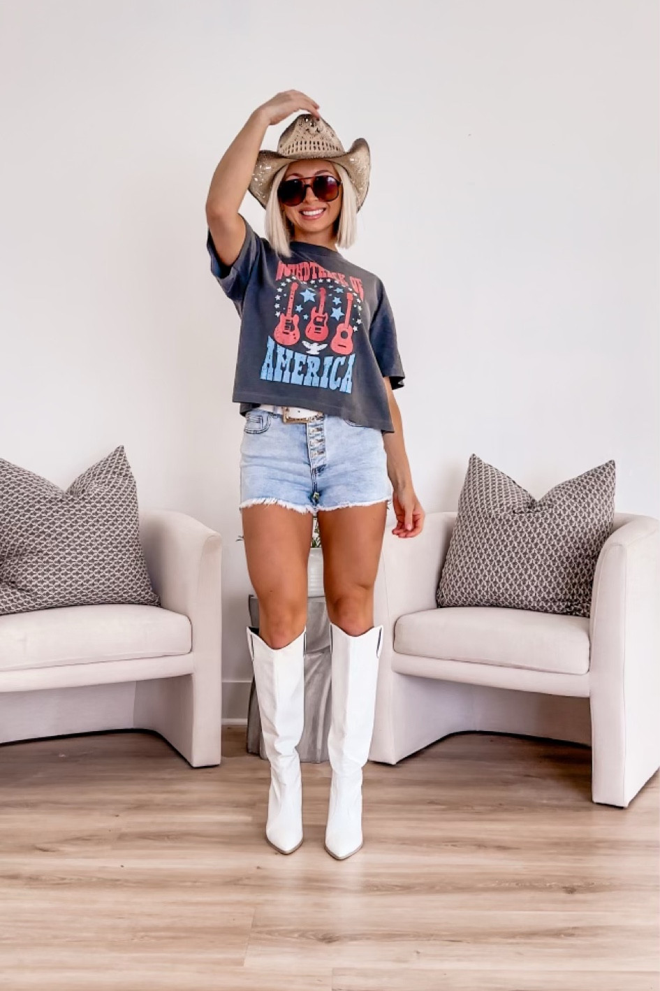 Code TANNER25 for 25% off or code TANNER3 for buy 2 get 1 90% off of my favorite graphic tees. Wearing a size large. #countryconcertoutfit

#LTKstyletip 

#LTKFestival #LTKSeasonal