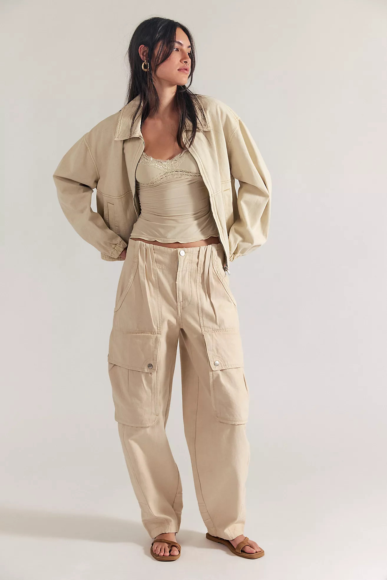 We The Free Brentwood Slouchy Cargo Pants | Free People (Global - UK&FR Excluded)