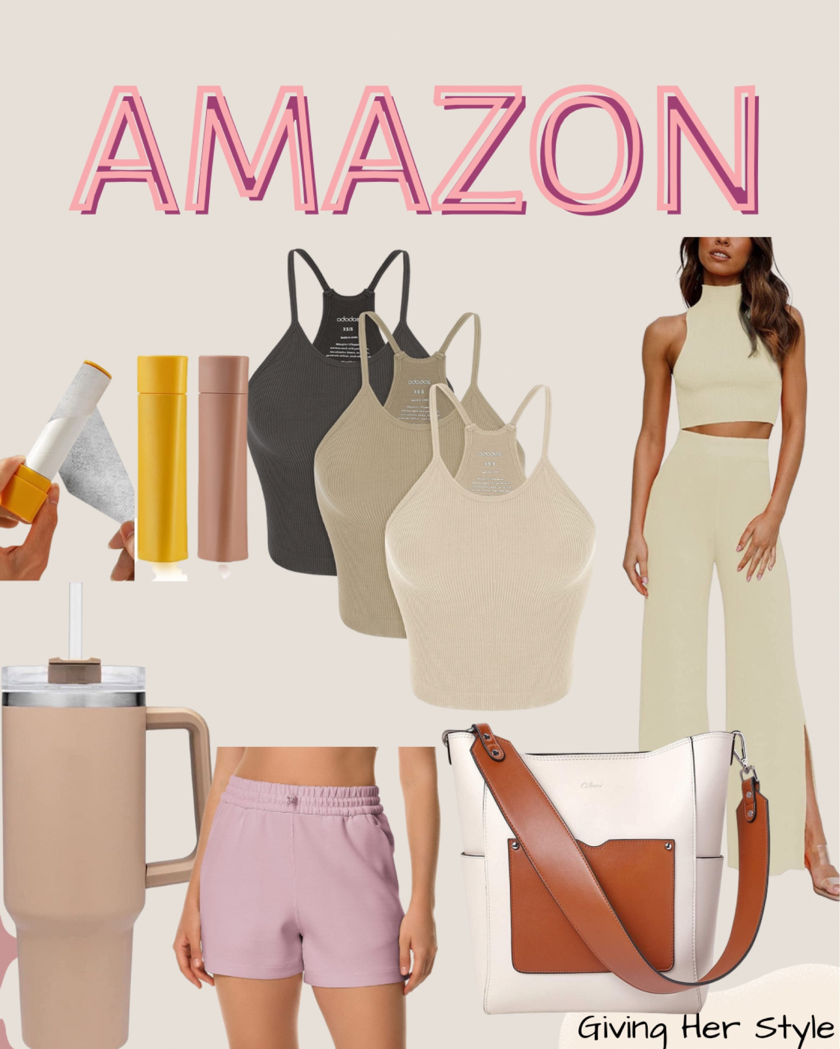 Amazon finds 
| amazon | amazon finds | travel | travel aesthetic | travel outfit | matching set | spring lounge wear | lounge set | purse | bag | amazon dupes | tank top | sports bra | travel finds | TikTok | trending | vacation| summer | spring | beach | luggage | travel finds | amazon travel | 

#LTKtravel #LTKunder50 #LTKFind