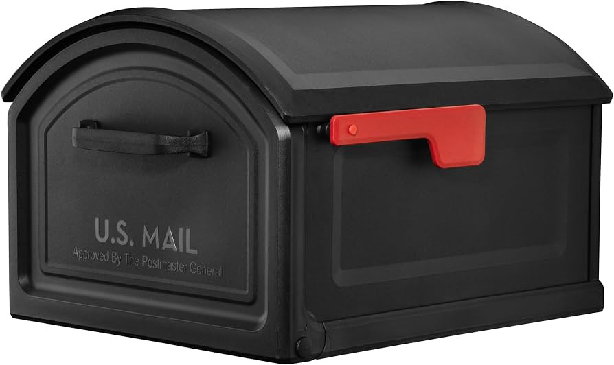 Architectural Mailboxes BILT CRE8 Post Mount Mailbox, Black, Extra Large | Amazon (US)