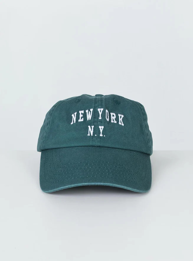 New York Dad Cap Green | Princess Polly US