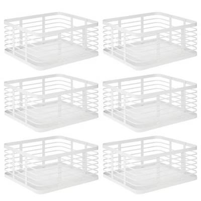 mDesign Metal Wire Food Organizer Storage Bins Basket - 6 Pack | Target