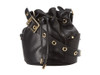 Click for more info about Juicy Couture Selma Leather Collection Mini Bucket Bag (Black) Cross Body Handbags