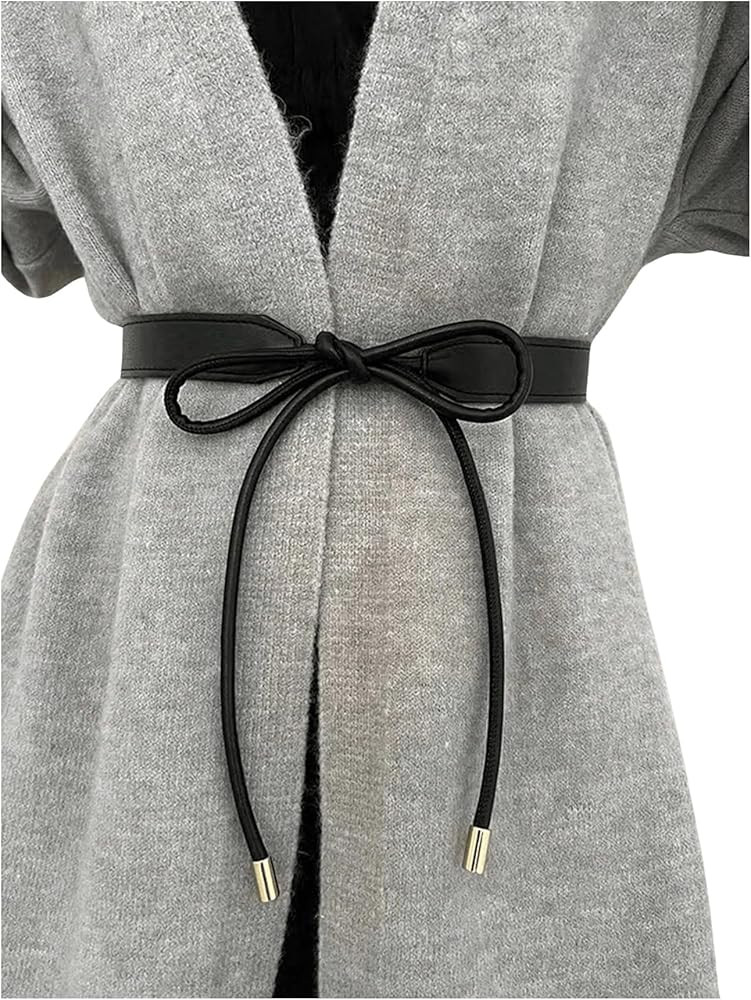 RoseSeek Women's Tie Waist Belts Fashion Leather Belt Coat Dress Sweater Waistband | Amazon (US)