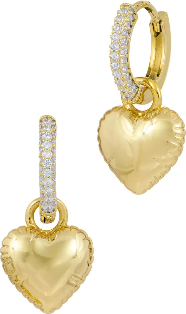 Pillow Heart CZ Huggie Hoop Earrings | Nordstrom Rack