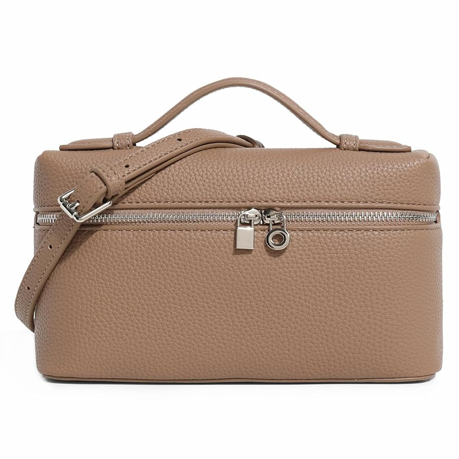 Crossbody Bag for Women Pouch Top-Handle Bag Designer Shoulder Leather Handbag Trendy Purse | Amazon (US)