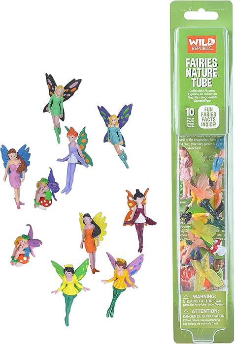 Wild Republic Fairy Figurines Tube, Fairy Toys, Ten Fairy Figures with Five Different Poses All w... | Amazon (US)