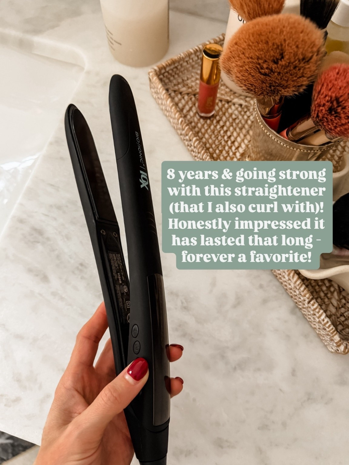 The straightener I have been using for years! I use it to both straighten and curl my hair!

Loverly Grey, hair tools, straightener, curling iron, hair, beauty 

#LTKBeauty