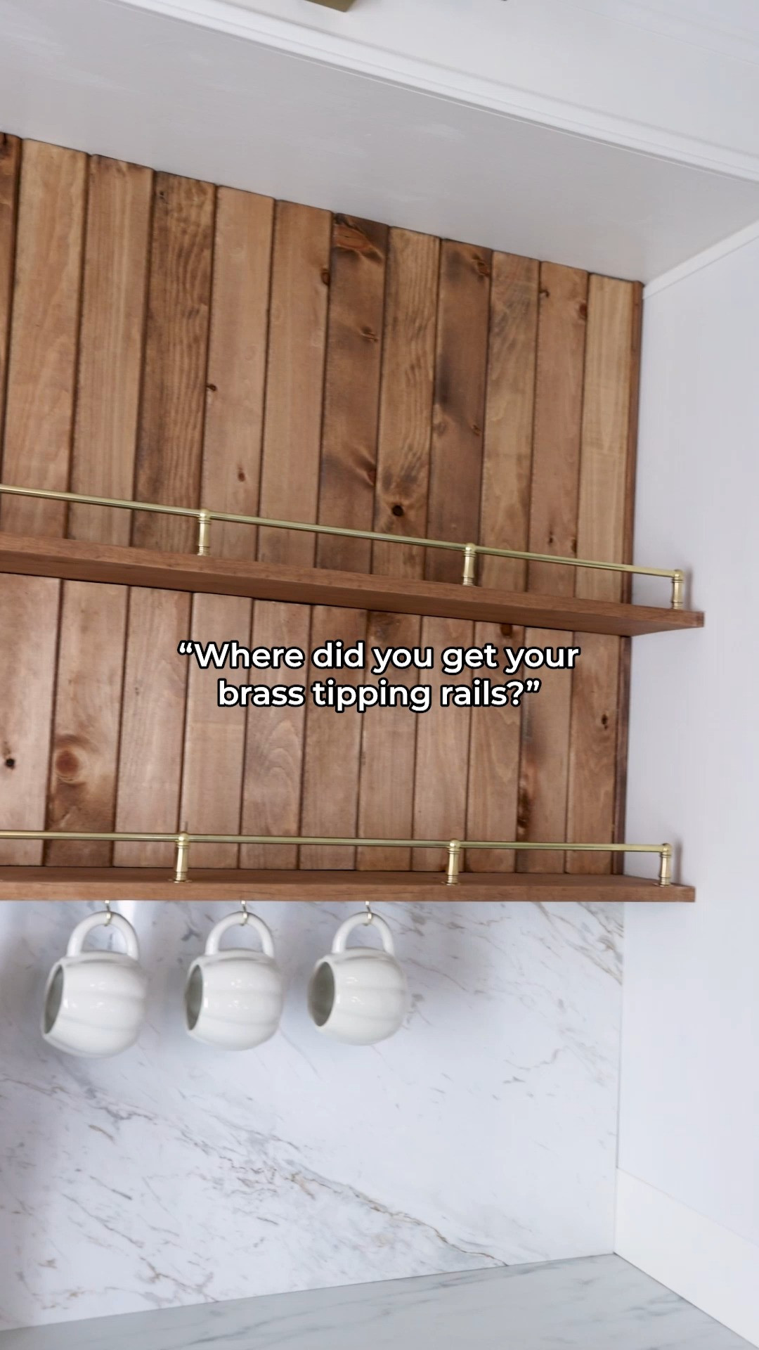 These stunning brass tipping rails are a gorgeous addition to your shelves! I love the quality and the look of these shelf rails. They add such a beautiful finishing touch to any space!  

 #LTKHome