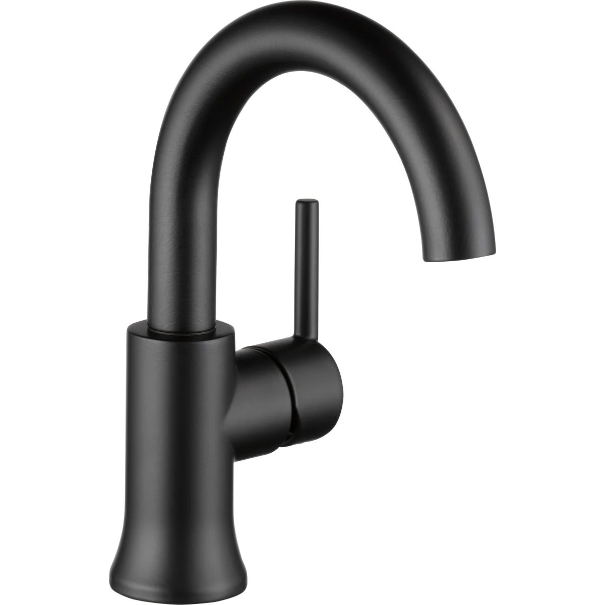 Delta 559HA-BL-DST Matte Black Trinsic 1.2 GPM Single Hole Bathroom Faucet - Includes Metal Pop-U... | Build.com, Inc.
