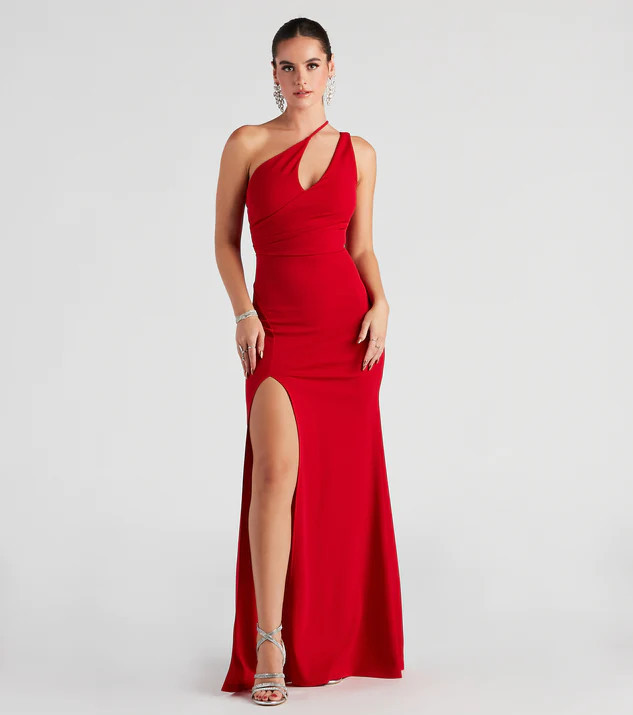 Alaina Asymmetric One-Shoulder Mermaid Dress | Windsor Stores