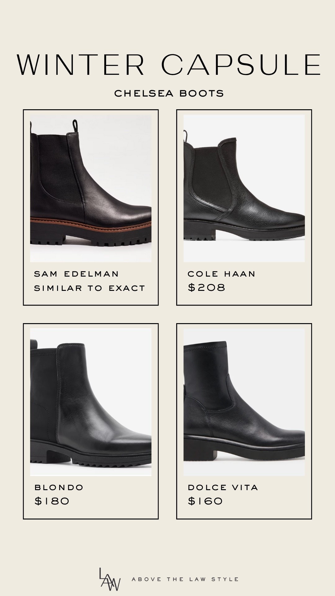 Winter Capsule: Chelsea Boots

#LTKFindsUnder100 #LTKShoeCrush #LTKStyleTip