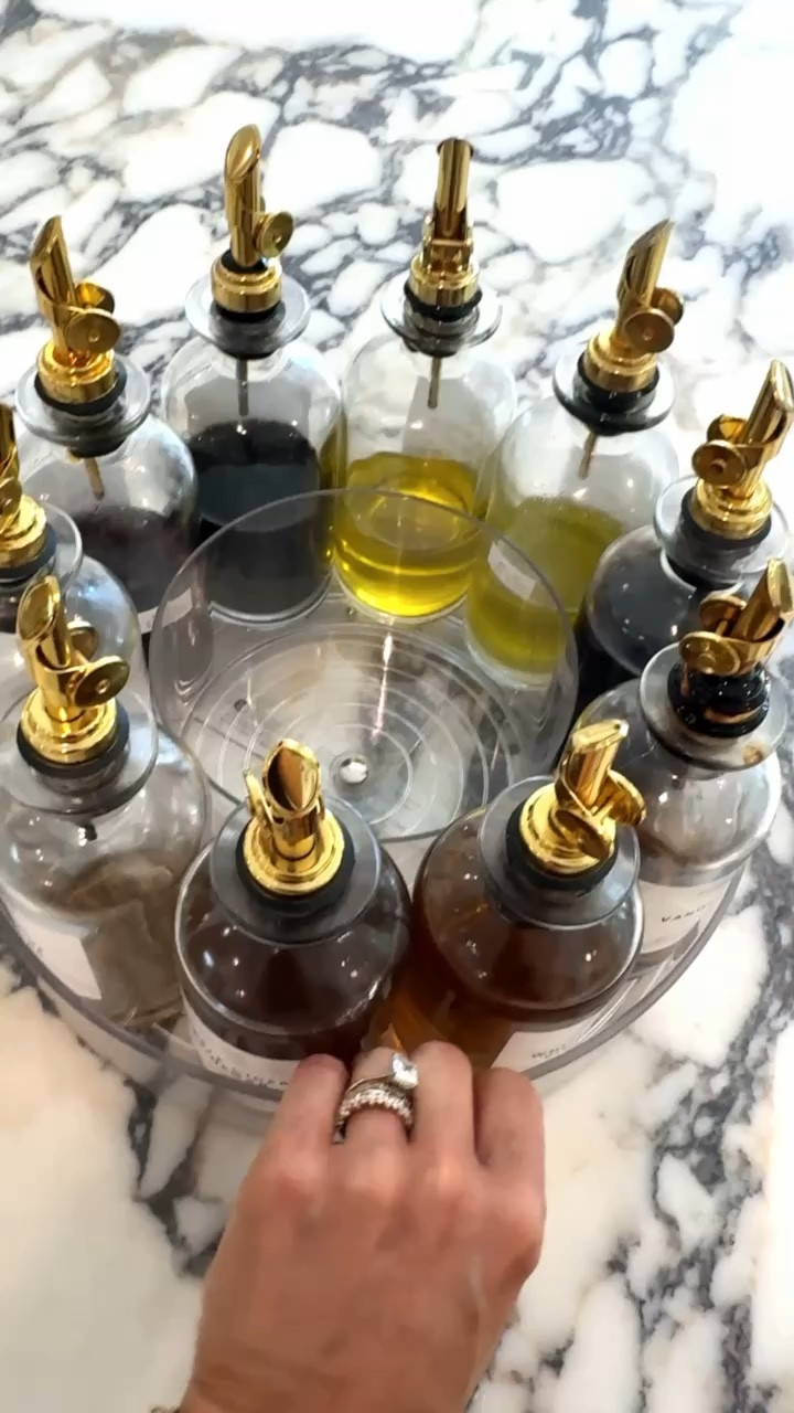 Lazy Susan + oil dispensers are an Amazon prime must have for home organization! 

#LTKHome