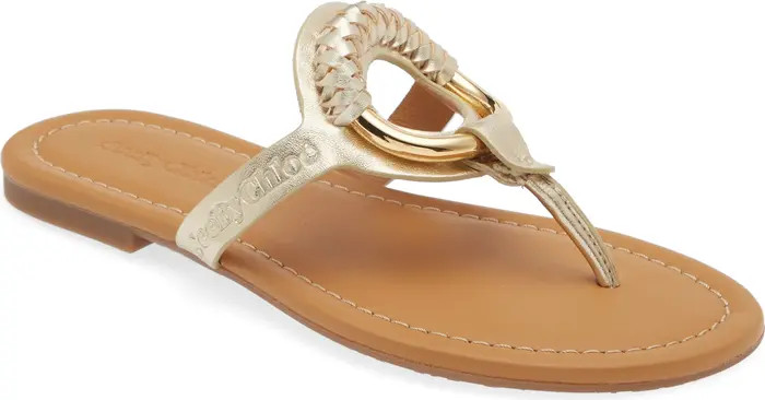 Hana Metallic Flip Flop (Women) | Nordstrom