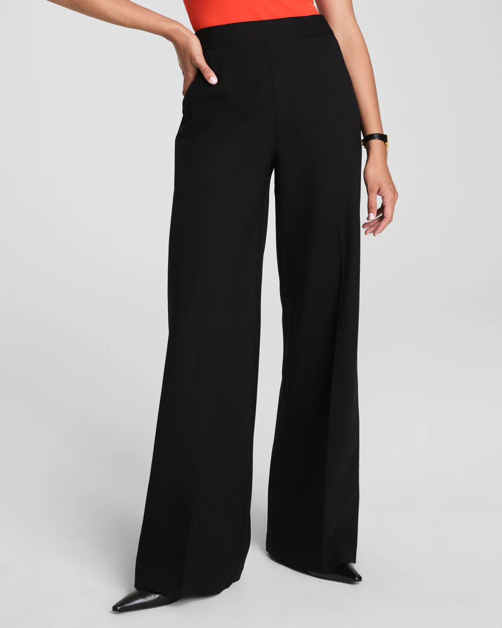 Wide Leg Ponte Pants with Compression | SPANX | Spanx