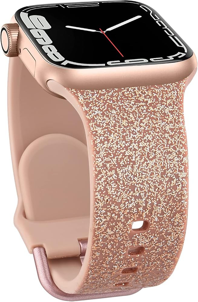 IEOVIEE Sport Band Compatible with Apple Watch Band 38mm 45mm 44mm 42mm 41mm 40mm, Soft Silicone ... | Amazon (US)