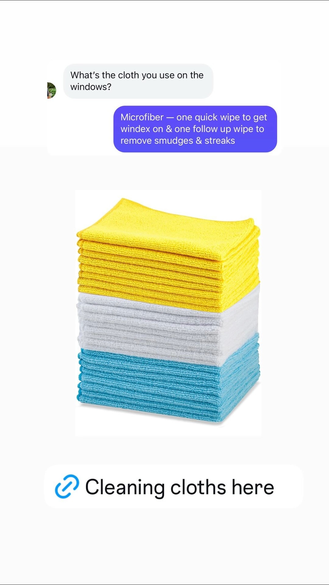 I wipe the windows twice, once to get the cleaning solution on & once to wipe off the streaks

#LTKFamily #LTKHome