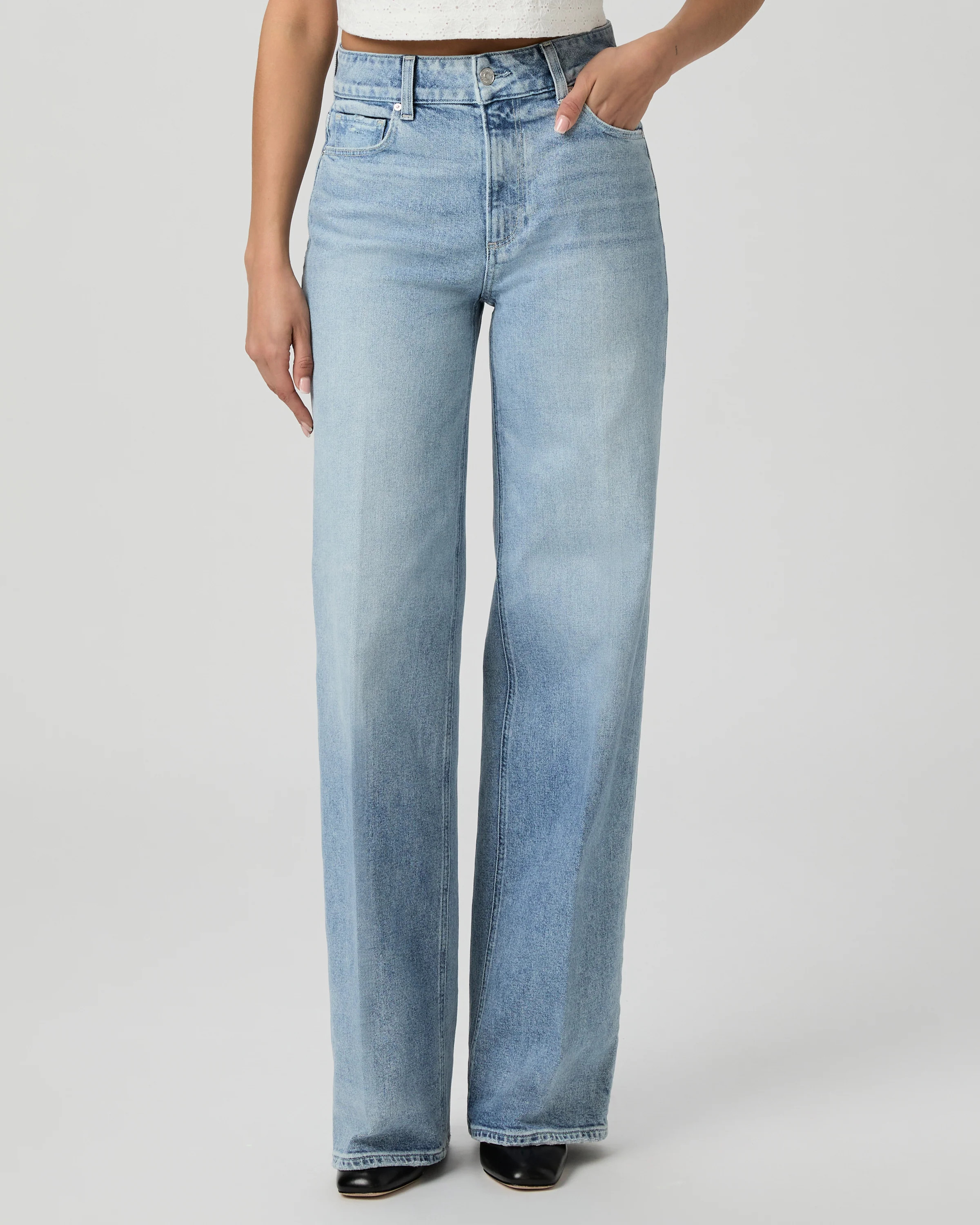Sasha 32" Wide Leg Jean | Paige