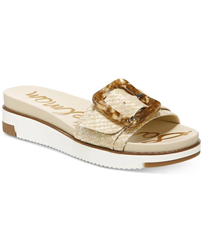 Women's Ariane Platform Buckle Slide Sandals | Macy's