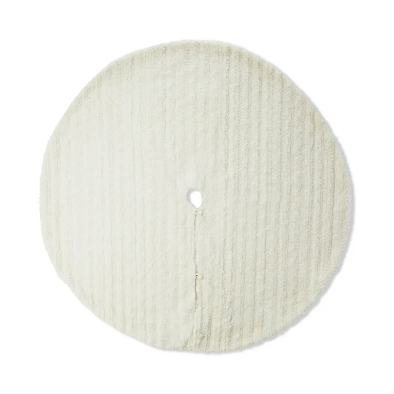 My Texas House, White Fur Tree Skirt, 56 x 56 inch, 1.32 pounds | Walmart (US)