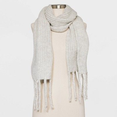Women's Ribbed Blanket Scarf - A New Day™ | Target