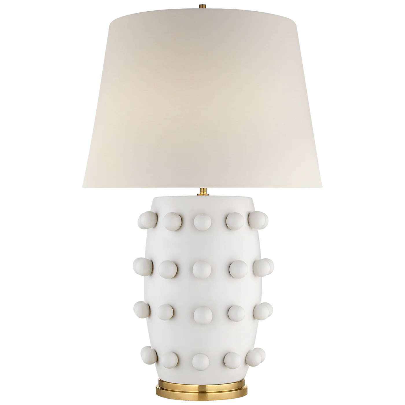Linden One Light Table Lamp Plaster White | Lighting Design