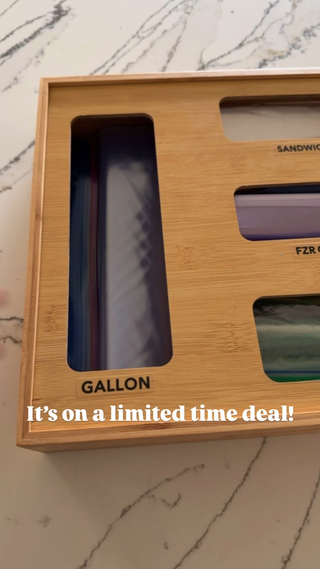 Another kitchen must have! This saves a ton of space and keeps my baggies organized. 

#LTKSaleAlert #LTKGiftGuide #LTKHome