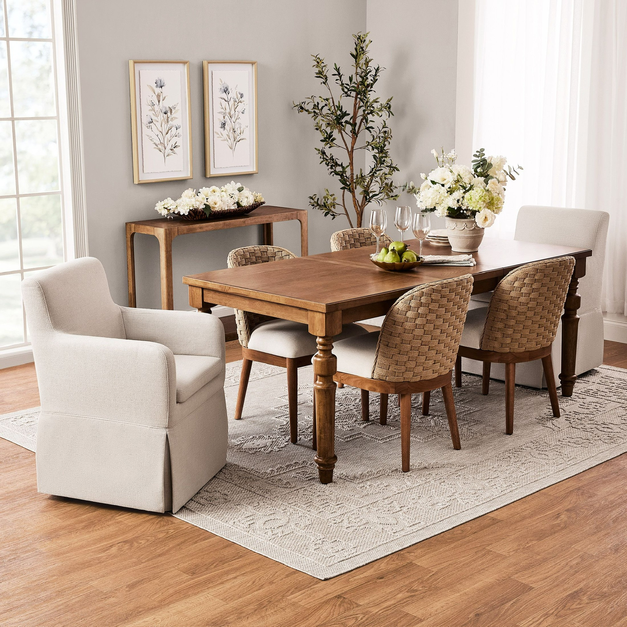 There is nothing like a nice, inviting dining room with a gorg dinner table for your family to gather around!  

 #LTKSeasonal #LTKHome