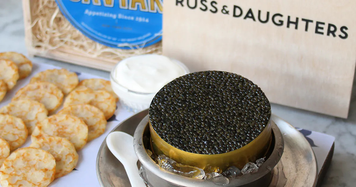 American Transmontanus Caviar Gift Set by Russ & Daughters | Goldbelly | Goldbelly