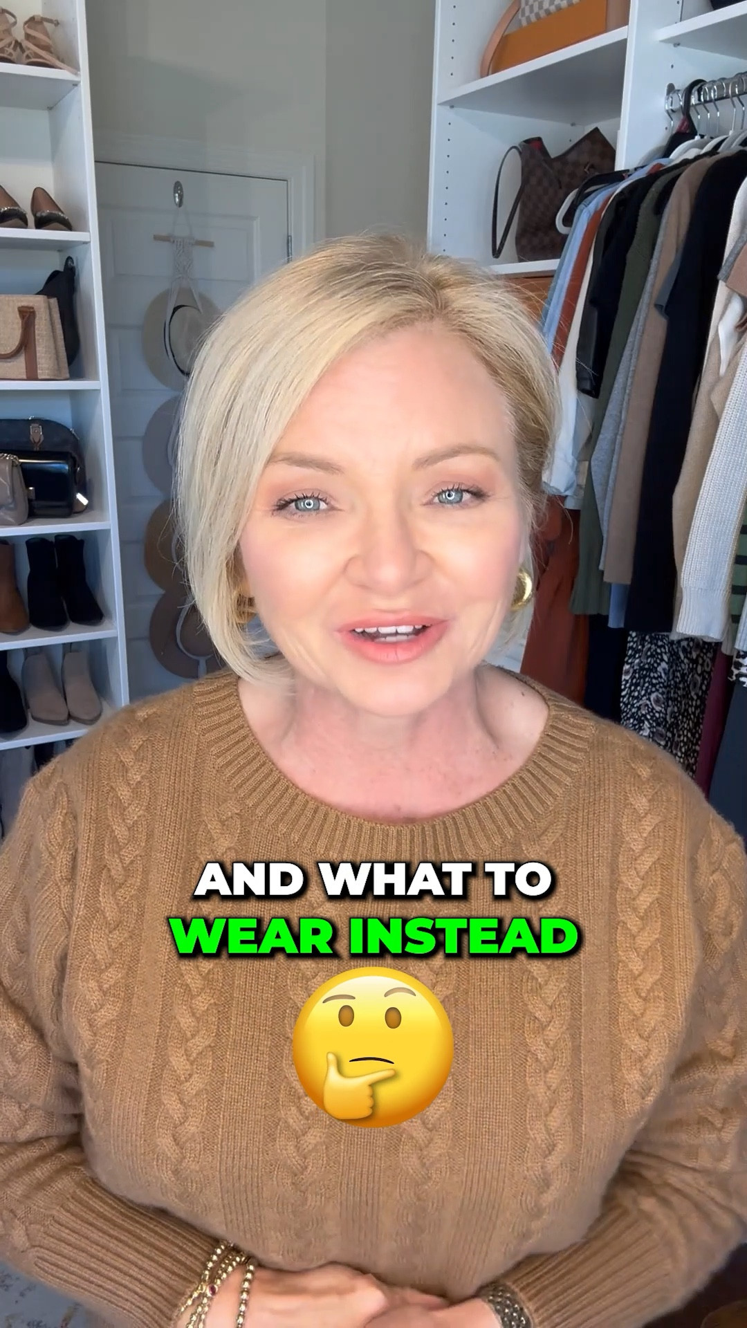 Here are 3 shoe styles that are "out" this Fall and what to look for instead. 
Look for:
🩰 Ballet flats with a more squared-off toe and bonus points for Mary Jane style!
🥾 Skip the super chunky platform lug-sole boots and look for a more traditional Chelsea boot instead. 
👢 Skip the super low-cut, low heel booties for ones that have a taller shaft to fit under your pants/jeans.  A kitten heel is THE hottest heel style of the season. 

Boots
Booties
Fall trends
Shoe trends
Ballet flats
Mary Jane's
Chelsea boots
Kitten heels
Ankle boots

#falltrends
#shoetrends
#fallboots
#fashionover40
#midlifefashion
#midlifestyle
#stylewithserena



#LTKStyleTip #LTKSeasonal #LTKShoeCrush