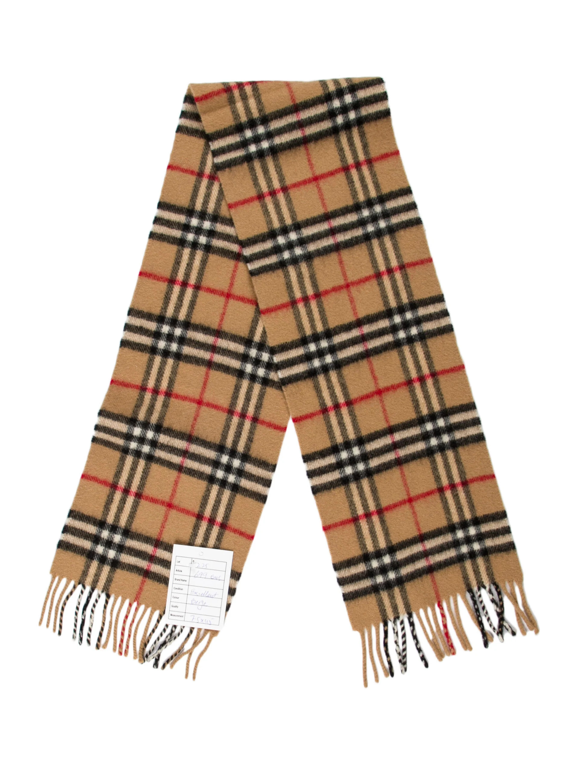 Lambswool Nova Check Scarf | The RealReal