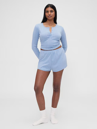 Gap × Summer Fridays Pointelle PJ Shorts | Gap (US)