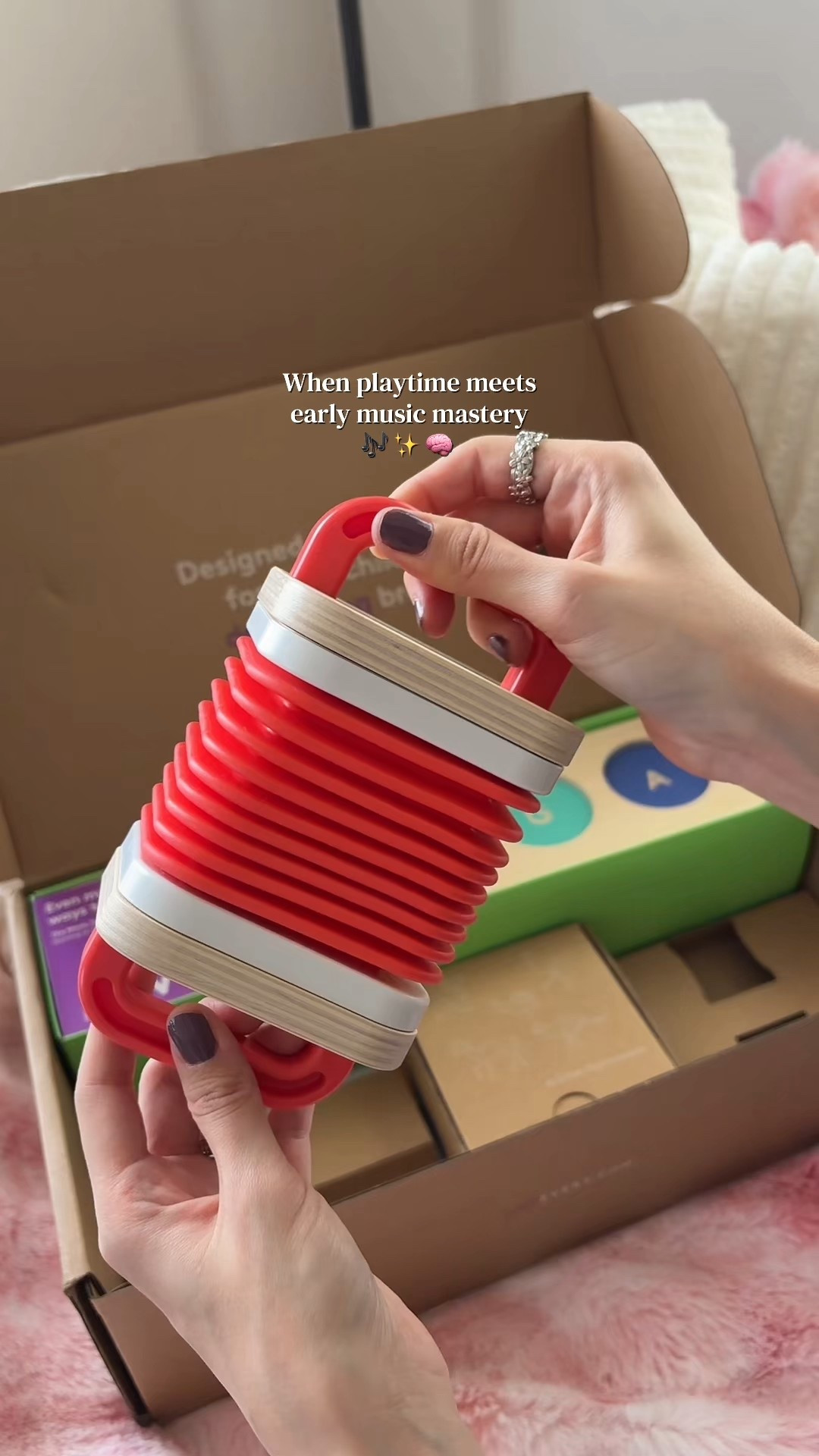 
If you want toys that are beautiful and developmental, Lovevery is the best!!
This set is perfect for little ones exploring music and sound 🤍
#lovevery
#montessoritoys #toddlertoys #musictoy 

#LTKKids #LTKmomlife #LTKBaby