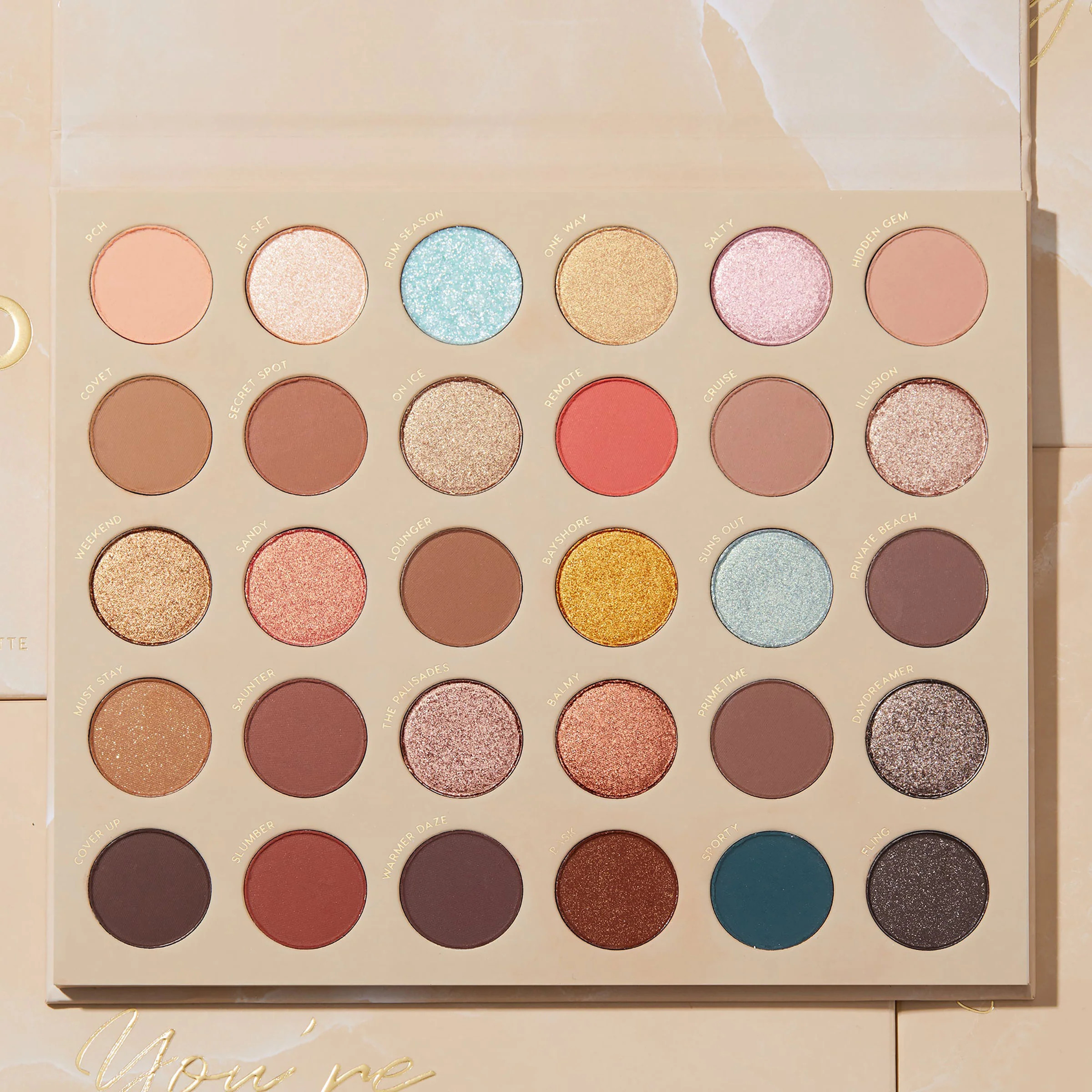 You're Golden Pressed Powder Palette | Colourpop