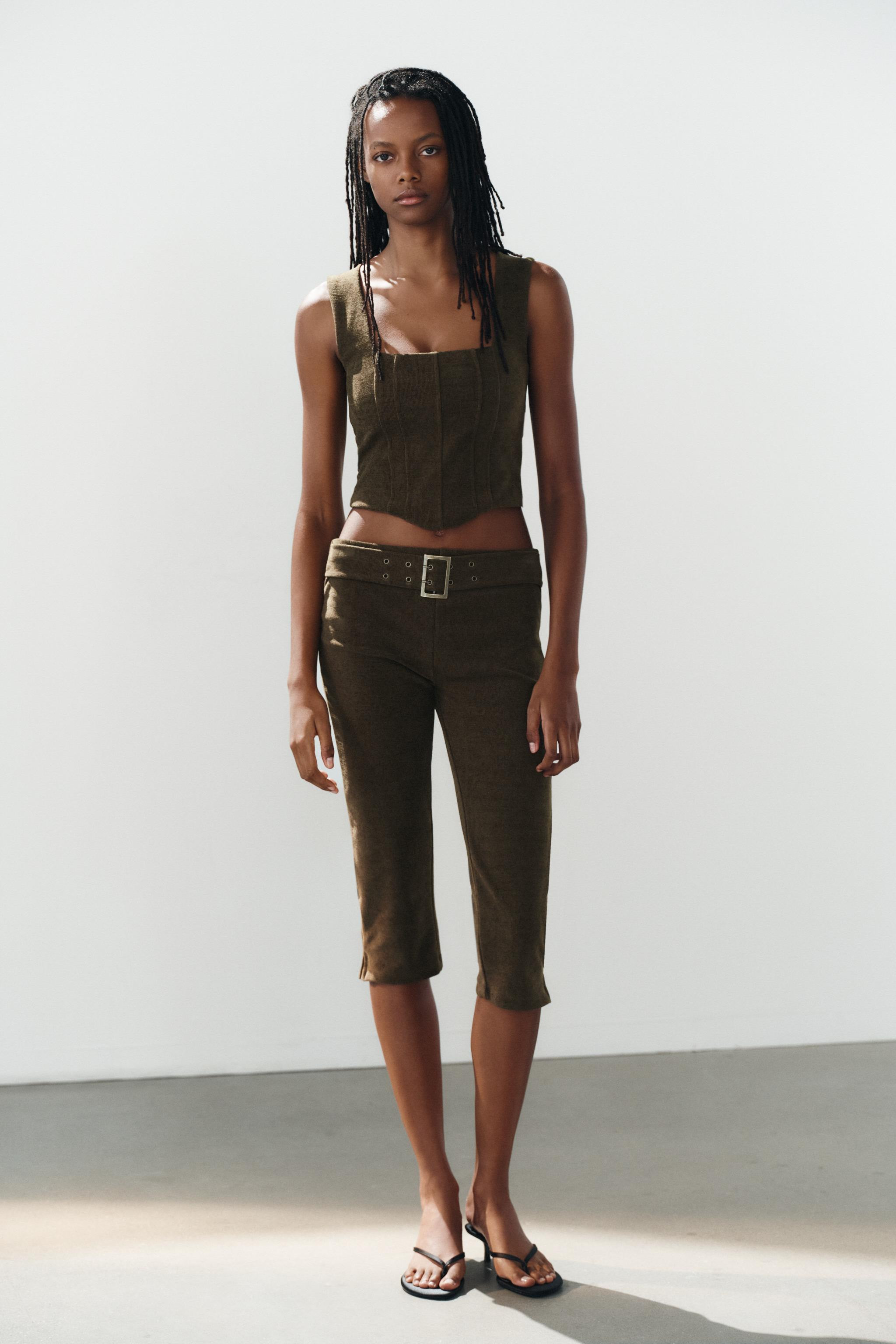 CORDUROY CORSET TOP | Zara US