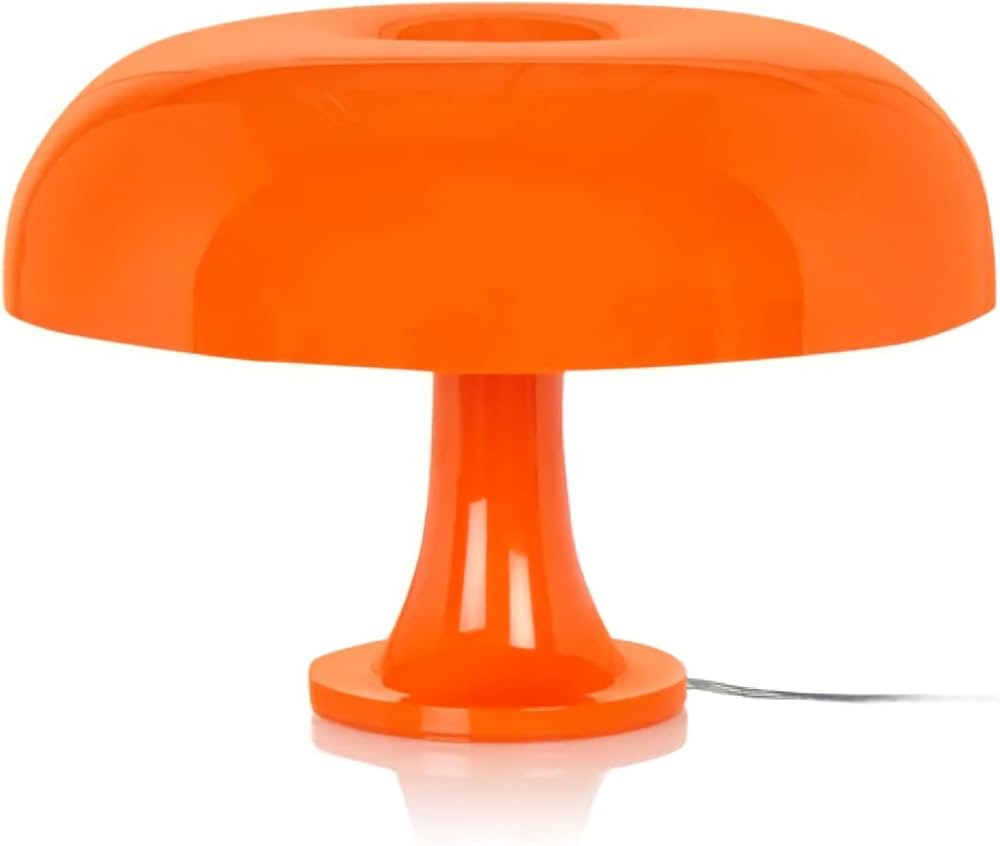 Lotus Atelier Orange Mushroom Lamp for Room Aesthetic Modern Lighting for Bedroom | Cool Retro Li... | Amazon (US)