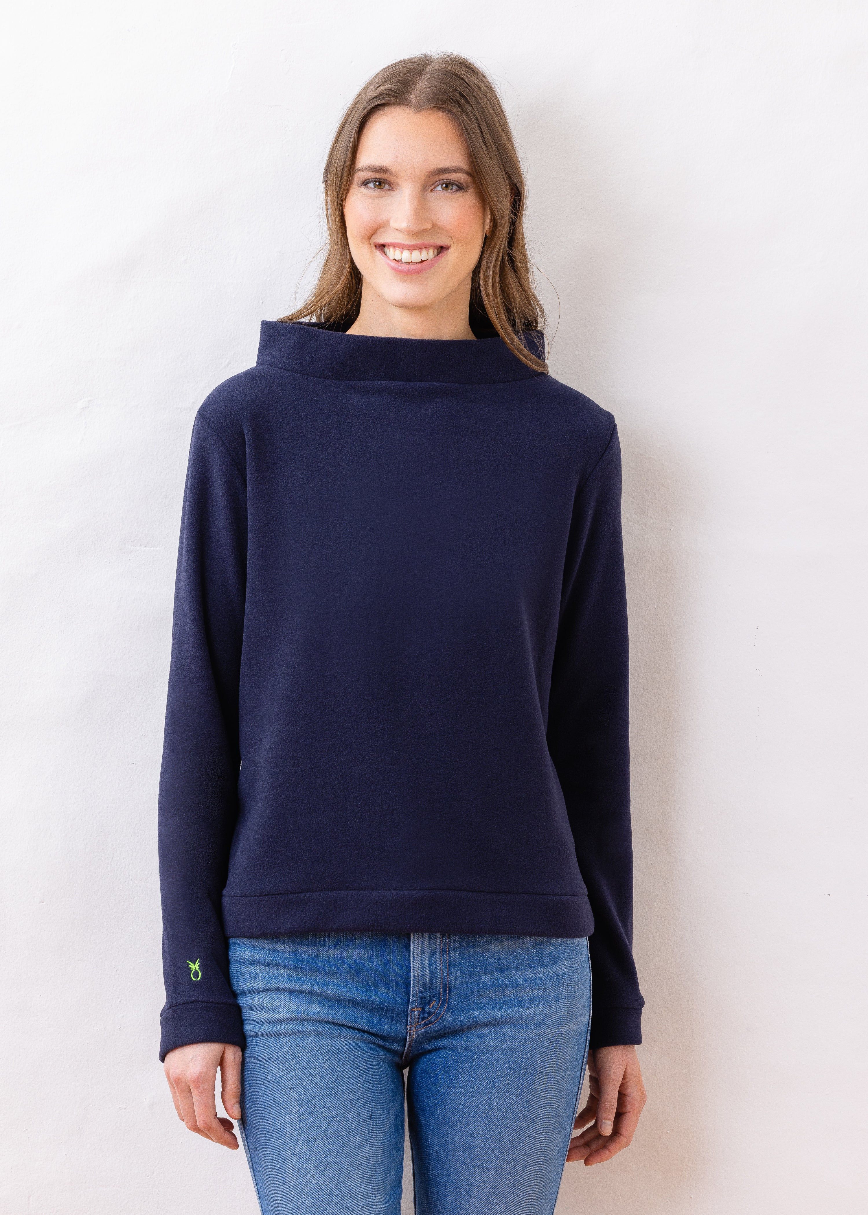 Brighton Boatneck Top (Navy) | Dudley Stephens